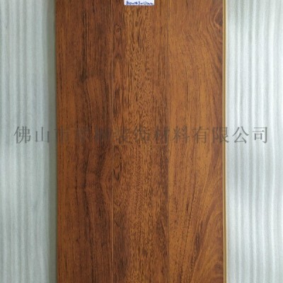 佛山直銷家居商業(yè)環(huán)保12mm真木紋強(qiáng)化復(fù)合木地板