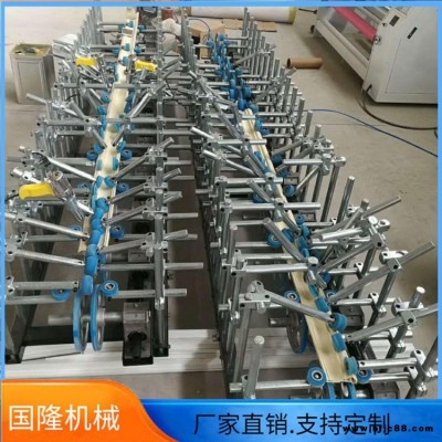 拼裝集成墻板包覆機(jī) 國隆定制 全自動(dòng)實(shí)木門線條包覆機(jī)