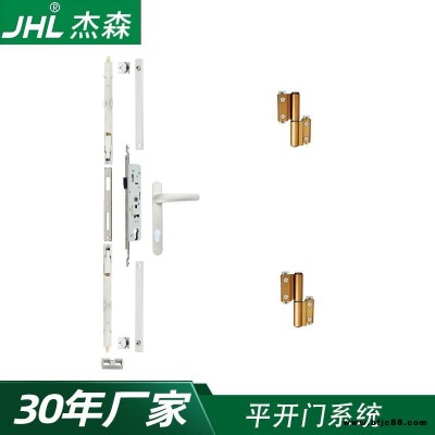 歐標C槽平開門五金系統(tǒng)PKM-01 杰森五金門窗配件 可組雙扇平開門 把手可選配