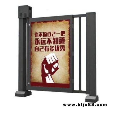 創菱高科平開門  運城廣告平開門  運城小區廣告門  自動廣告門 創菱科技