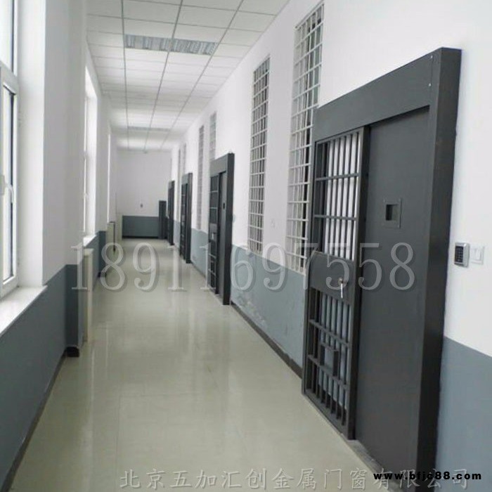 五加供應監室門,看守所放風門,監獄多點式內平移外平開門,看守所電動平移門,監獄電動AB大門