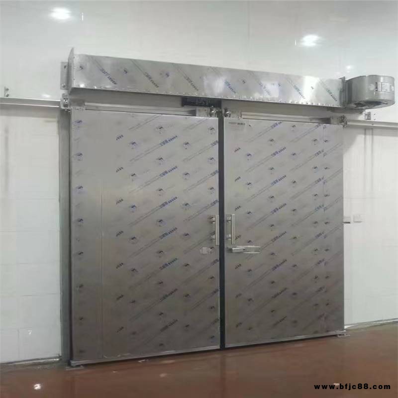 不銹鋼保溫門價格 不銹鋼電動平移門 雙開平移門尺寸定制