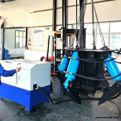 液壓爪式破樁機200-1800樁徑水泥樁圓樁方樁破樁機益工安徽工程橋梁地基挖掘機