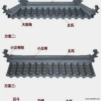 河南南陽，信陽，駐馬店仿古一體瓦，裝飾瓦，樹脂瓦