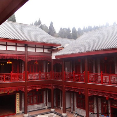 北京密云新中式仿古瓦景區(qū)別墅裝飾瓦廠家直銷