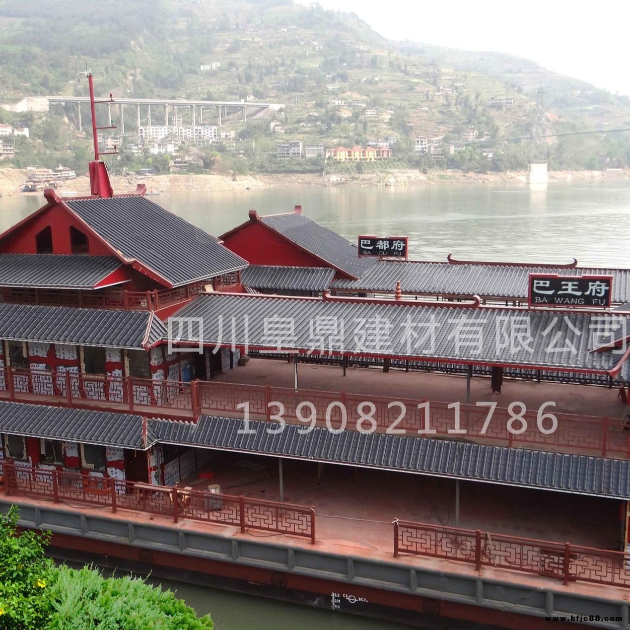中式古建屋面瓦 大型景觀工程仿古瓦 新型環保屋面裝飾瓦 防水抗凍耐腐蝕高分子仿古瓦 琉璃瓦廠家現貨直銷