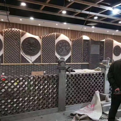 立瓦片河北聚源批發(fā)直營古建立瓦裝飾瓦胚體密度高