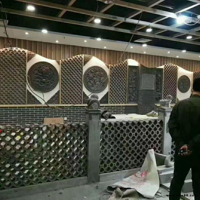 立瓦片河北聚源批發(fā)直營鋪地瓦條裝飾瓦墻面胚體密度高