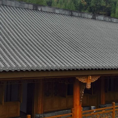北京昌平高分子仿古小青瓦景區(qū)別墅裝飾瓦安裝價格