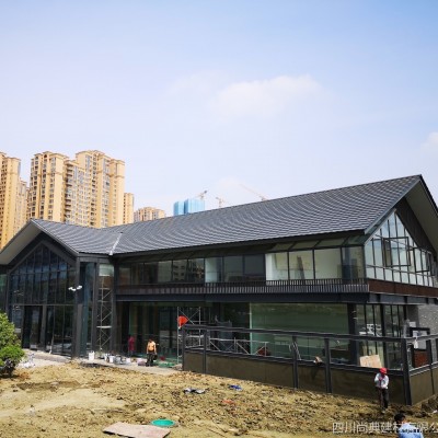 北京大興新中式平板瓦 景區(qū)別墅裝飾瓦 現(xiàn)代商業(yè)街平板瓦 廠家現(xiàn)貨直銷