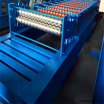 浙江衙州780大圓弧橫掛板設備  彩鋼壓瓦機 鋼結構成型楞條C型鋼機