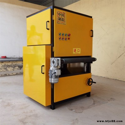 創(chuàng)工機械400型金屬平面拋光拉絲機平板砂光除銹打磨機激光割去毛刺銅鋁鏡面商用拉絲拋光機