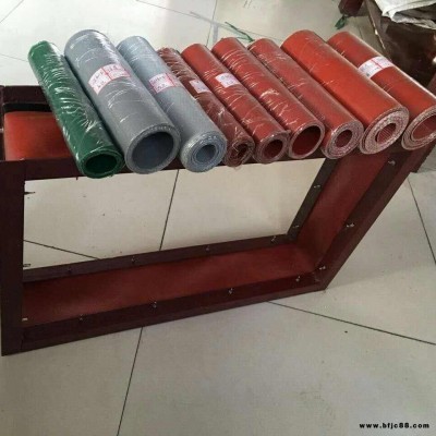 廠家直銷硅膠防火布 單面雙面硅膠軟連接 鋼絲加強電焊阻燃布寶來防火
