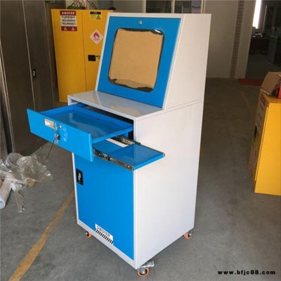 冷軋鋼板制作重型工業(yè)電腦保護機柜 顯示器鍵盤主機一體立式機柜