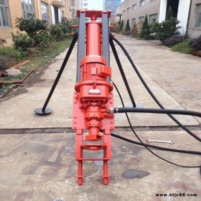 爆破孔打孔機(jī) 花崗巖打孔機(jī) 氣電聯(lián)動(dòng)潛孔鉆機(jī) 帶支架方便