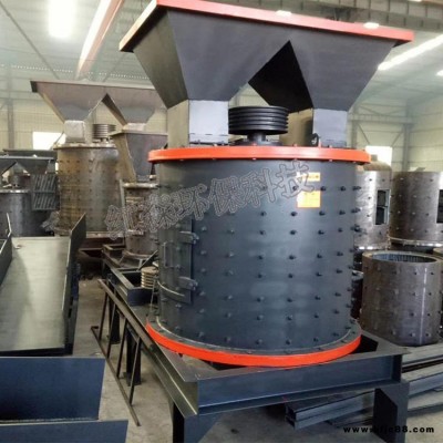 立式砂巖復合破制砂機 復合式破碎機 新型立軸無篩底制砂機