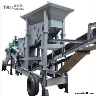 大理石粉碎機(jī) 泰銳達(dá)移動(dòng)式大理石粉碎機(jī) 處理能力強(qiáng)