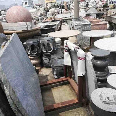 深圳“優力石”牌天青仿古石仿古石雕花盆仿古石雕工藝品