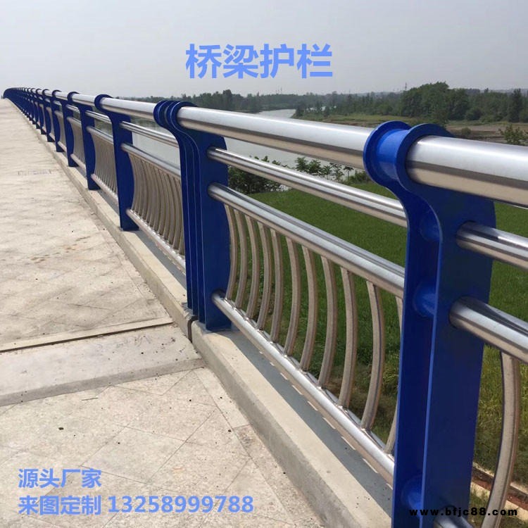不銹鋼復合管欄桿 不銹鋼橋梁護欄  不銹鋼復合管  河道護欄  景觀護欄  防撞護欄 廠家直銷