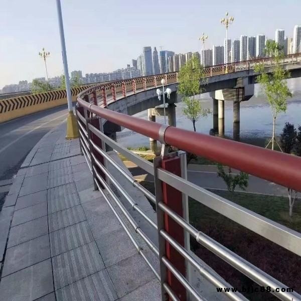 定做不銹鋼復合管橋梁護欄 不銹鋼復合管河道護欄 景觀護欄 橋梁防撞護欄 鋼板立柱