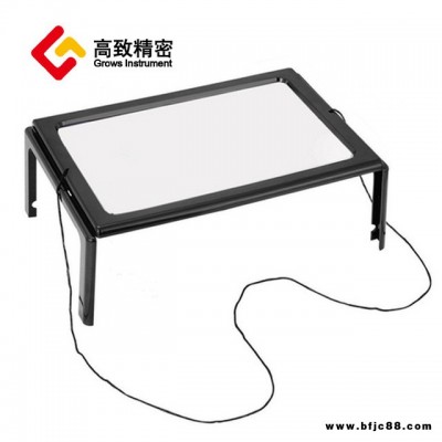 整頁(yè)閱讀放大鏡LED燈創(chuàng)意禮品帶燈臺(tái)燈放大鏡