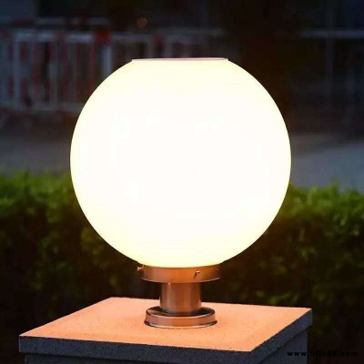LED太陽能柱頭燈 防水LED燈 玖恩燈具