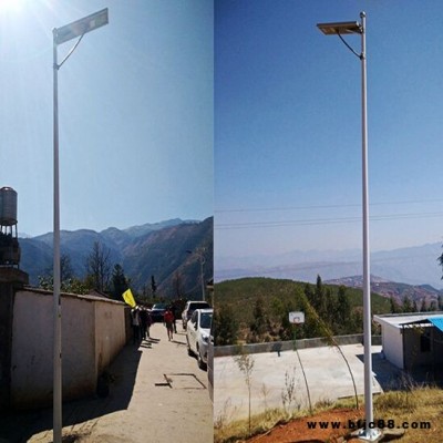 唐山led太陽能路燈6米30瓦 新農村路燈6米接電led燈 河北做路燈的廠家