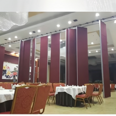 酒店宴會廳移動折疊隔斷墻鋁合金活動隔斷辦公室隔音屏風展廳隔斷