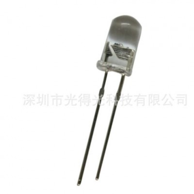 高亮大杯 大芯片 F5白燈led草帽燈珠 發光二極管 4.8MM 白光