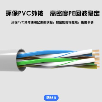 勝牌六類SFTP雙屏蔽CAT6帶十字架純銅編織無(wú)氧銅千兆網(wǎng)線