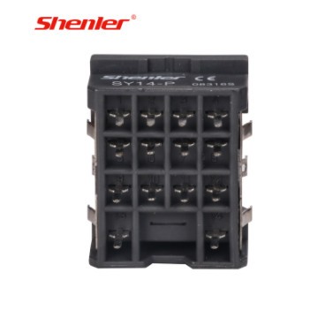 申樂(lè)SY14-P中間繼電器底座 交流220v dc24v 焊接式底座