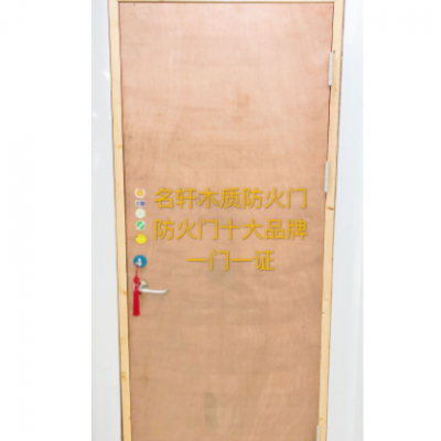 防火木質谷倉門門杉木推拉門毛坯門油漆室內門木質防火門平開雙開