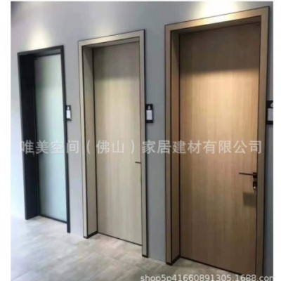 家用房間門室內(nèi)靜音現(xiàn)代意大利風(fēng)格臥室鋁木門輕奢鋁蜂窩門窄邊框