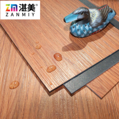 湛美PVC片材地板室內2mm加厚pvc地板革廠家定pvc塑膠木紋地板革