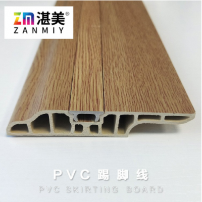 湛美廠直供地板鋁合金隱釘?shù)啬_線PVC金屬裝飾條鋁制美邊條墻角線