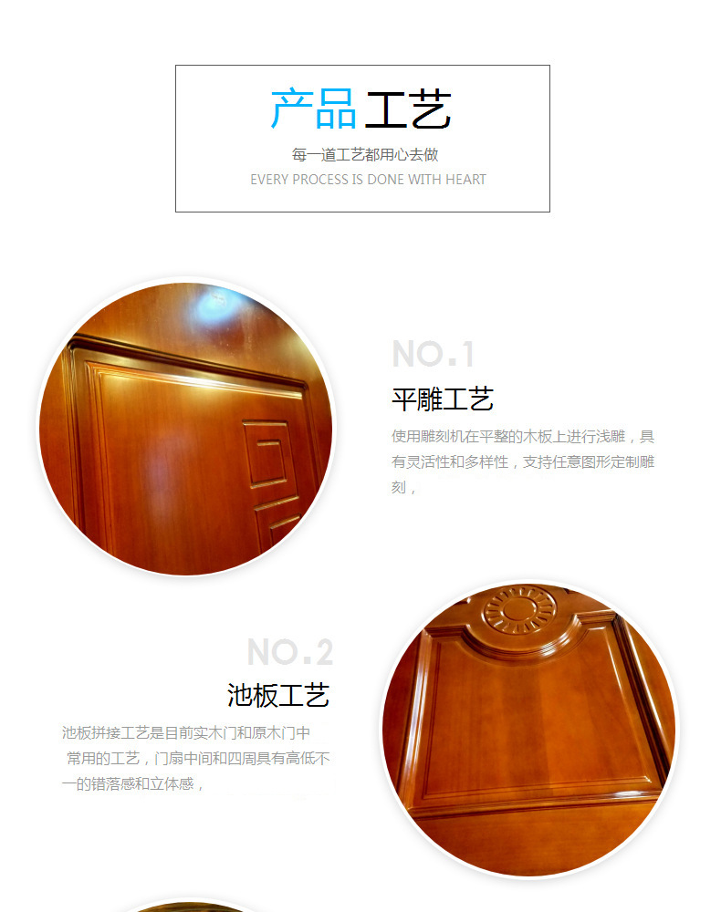 廠家直銷定制整套 原全實木烤漆門 泰國橡木臥室房門隔音平開門示例圖15