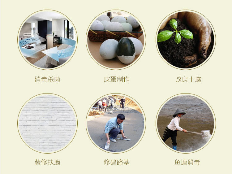 生石灰粉干燥劑50斤包郵 室內(nèi)干燥 驅(qū)蟲(chóng)防霉 樹(shù)干刷白 生石灰粉示例圖16