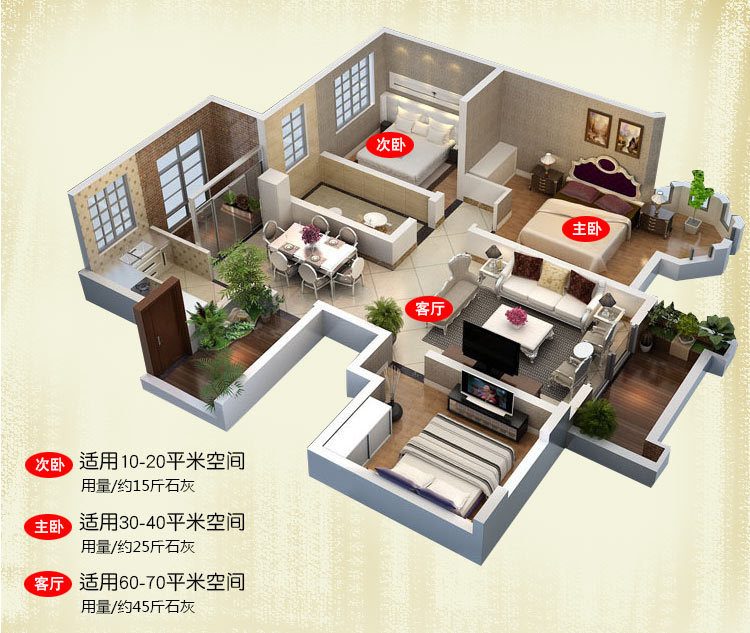 生石灰粉干燥劑50斤包郵 室內(nèi)干燥 驅(qū)蟲(chóng)防霉 樹(shù)干刷白 生石灰粉示例圖11