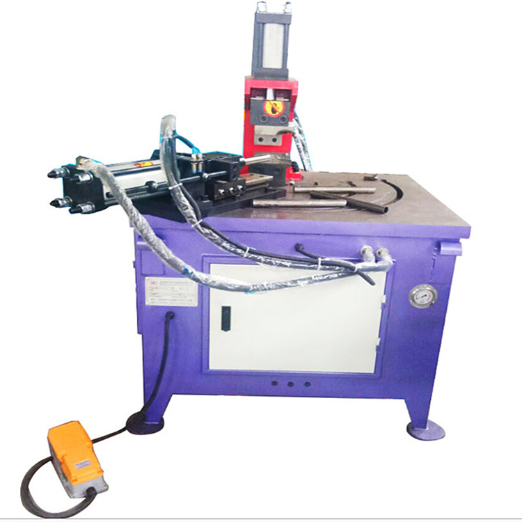 沖孔機(jī)SK-CKJ-63-7半自動(dòng)液壓管材沖孔機(jī)益工云南四川槽鋼角鋼打孔機(jī)