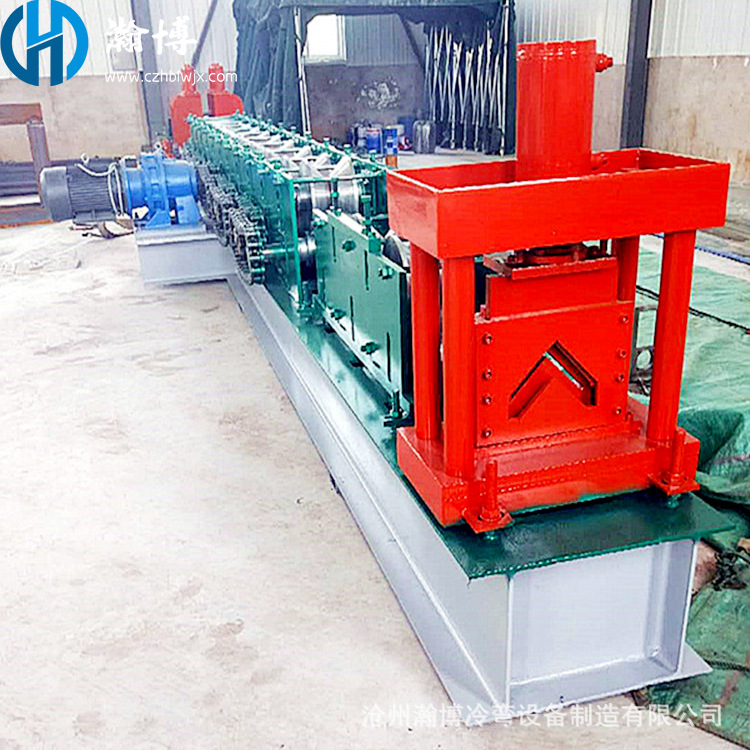 角鐵機(jī) 全自動角鋼設(shè)備 帶沖孔三角鐵成型機(jī) 冷軋機(jī) 角鋼機(jī)示例圖5