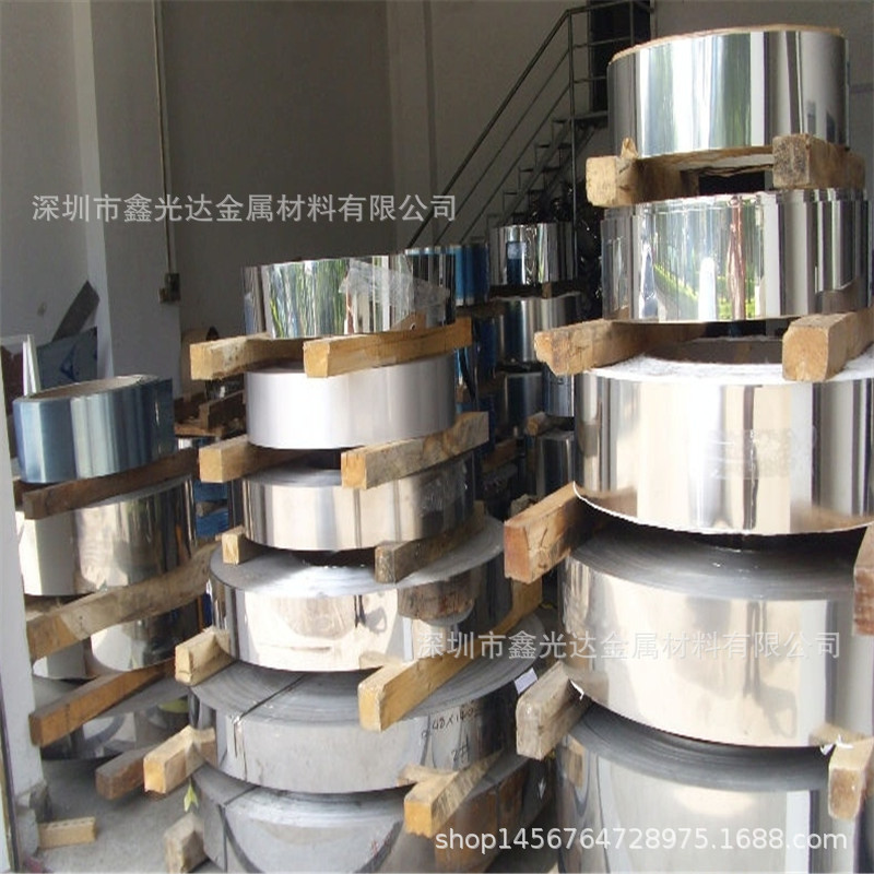 供應高品質 304 316精密超薄鋼帶  430BA面 430鏡面不銹鋼帶示例圖2