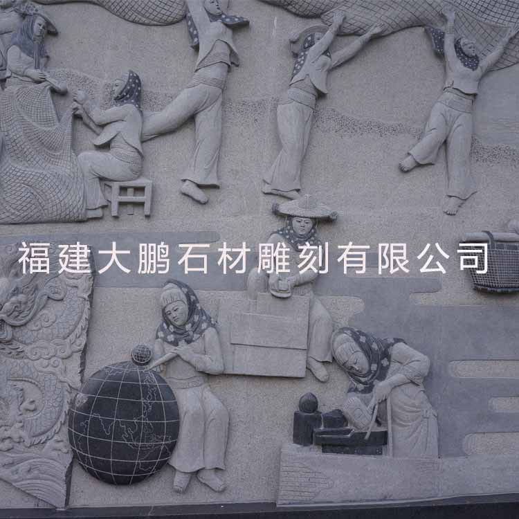 石雕浮雕 惠女浮雕壁畫 石雕浮雕壁畫雕刻可定制示例圖11