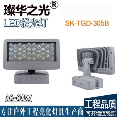 璨華照明SK-TGD-305B LED投射燈大電視款長方型投光燈戶外防水36W50W60W立式投光燈