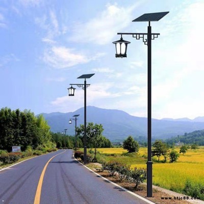 綠森芒 太陽能庭院燈 戶外小區園林仿古LED庭院燈 生產廠家