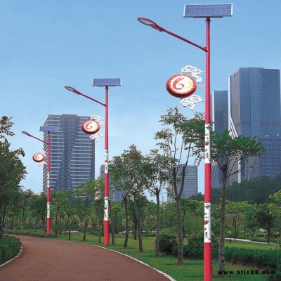 旭可照明專業生產LED光伏太陽能路燈 庭院燈  園林景觀燈定制   xk-4201