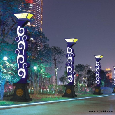旭可照明非標定制藝術景觀燈  柱形路燈 古典造型燈 特色庭院燈  園林路燈 XK-26904