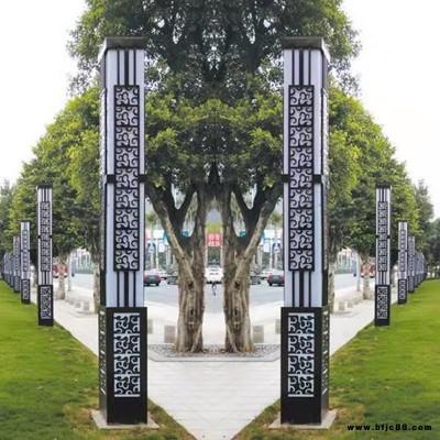 綠森芒 景觀燈 3米4米戶外公園LED方形景觀路燈 廠家