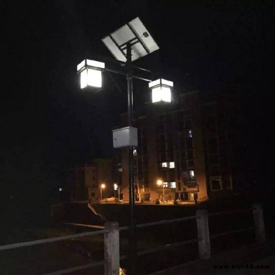 河北太陽能庭院燈廠家批發 3米4米庭院燈 復古小區公園 單頭雙頭可選