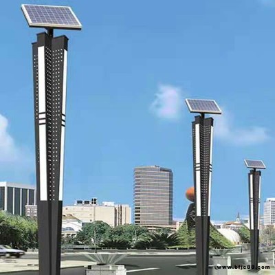 太陽能景觀燈 戶外公園LED方形燈柱 廠家