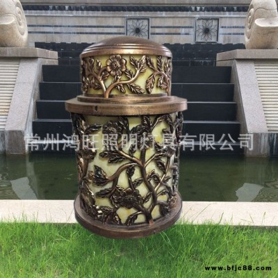 定制戶外小區(qū)別墅園林景觀街道廣場 LED仿云石柱頭燈 門柱燈 墻柱燈 太陽能柱頭燈 壁燈 庭院燈